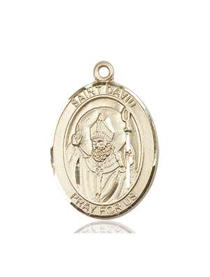 St. David of Wales Medal<br/>7027 Oval, 14kt Gold