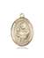 St. Clare of Assisi Medal<br/>7028 Oval, 14kt Gold