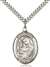 St. Clare of Assisi Medal<br/>7028 Oval, Sterling Silver