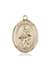 St. Jane of Valois Medal<br/>7029 Oval, 14kt Gold