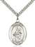 St. Jane of Valois Medal<br/>7029 Oval, Sterling Silver