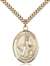 St. Dymphna Medal<br/>7032 Oval, Gold Filled