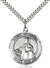 St. Dymphna Medal<br/>7032 Round, Sterling Silver