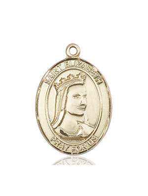 St. Elizabeth of Hungary Medal<br/>7033 Oval, 14kt Gold