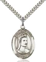 St. Elizabeth of Hungary Medal<br/>7033 Oval, Sterling Silver