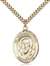 St. Francis de Sales Medal<br/>7035 Oval, Gold Filled