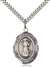San Francis Medal<br/>7036 Spanish, Oval, Sterling Silver