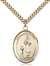 St. Genesius of Rome Medal<br/>7038 Oval, Gold Filled