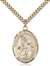 St. Gabriel the Archangel Medal<br/>7039 Oval, Gold Filled