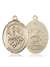 St. George Medal<br/>7040 Oval, 14kt Gold