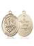 St. George Medal<br/>7040 Oval, 14kt Gold