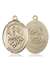 St. George Medal<br/>7040 Oval, 14kt Gold