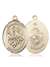 St. George Medal<br/>7040 Oval, 14kt Gold