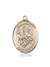 St. George/Paratrooper Medal<br/>7040 Oval, 14kt Gold