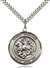 St. George Medal<br/>7040 Round, Sterling Silver