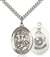 St. George Medal<br/>7040 Oval, Sterling Silver