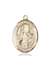 St. Genevieve Medal<br/>7041 Oval, 14kt Gold