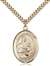 St. Gerard Majella Medal<br/>7042 Oval, Gold Filled