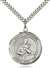 St. Gerard Medal<br/>7042 Round, Sterling Silver
