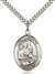 St. Gerard Majella Medal<br/>7042 Oval, Sterling Silver