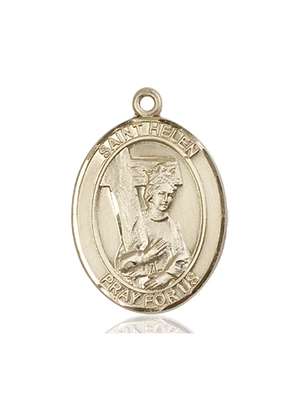 St. Helen Medal<br/>7043 Oval, 14kt Gold