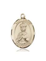St. Henry II Medal<br/>7046 Oval, 14kt Gold