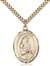 St. Emily de Vialar Medal<br/>7047 Oval, Gold Filled