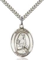 St. Emily de Vialar Medal<br/>7047 Oval, Sterling Silver