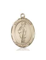 St. Gregory the Great Medal<br/>7048 Oval, 14kt Gold