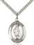 St. Gregory the Great Medal<br/>7048 Oval, Sterling Silver