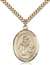 St. Isidore of Seville Medal<br/>7049 Oval, Gold Filled