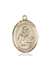 St. Isidore of Seville Medal<br/>7049 Oval, 14kt Gold