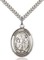 St. James the Greater Medal<br/>7050 Oval, Sterling Silver