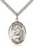 St. Jason Medal<br/>7051 Oval, Sterling Silver