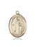 St. Justin Medal<br/>7052 Oval, 14kt Gold