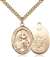 St. Joan Of Arc / Navy Medal<br/>7053 Oval, Gold Filled