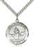 St. Joan of Arc Medal<br/>7053 Round, Sterling Silver