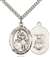 St. Joan of Arc / Navy Medal<br/>7053 Oval, Sterling Silver