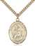 St. John the Baptist Medal<br/>7054 Oval, Gold Filled