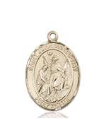St. John the Baptist Medal<br/>7054 Oval, 14kt Gold
