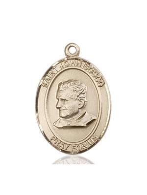 St. John Bosco Medal<br/>7055 Oval, 14kt Gold