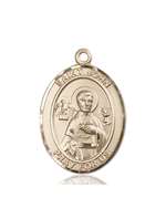 St. John the Apostle Medal<br/>7056 Oval, 14kt Gold