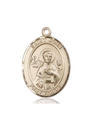 St. John the Apostle Medal<br/>7056 Oval, 14kt Gold