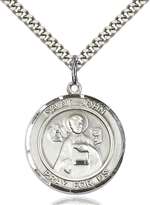 St. John the Apostle Medal<br/>7056 Round, Sterling Silver