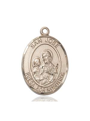 San Jose Medal<br/>7058 Spanish, Oval, 14kt Gold