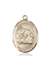 St. Joshua Medal<br/>7059 Oval, 14kt Gold