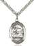 St. Joshua Medal<br/>7059 Oval, Sterling Silver