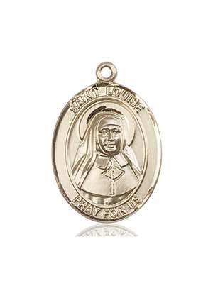St. Louise de Marillac Medal<br/>7064 Oval, 14kt Gold