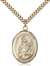 St. Lucia of Syracuse Medal<br/>7065 Oval, Gold Filled
