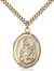 St. Lucia of Syracuse Medal<br/>7065 Oval, Gold Filled